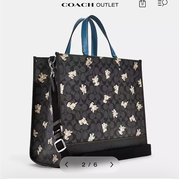 Coach Dempsey purse bag tote puppies puppy nwt very large new - Picture 2 of 16